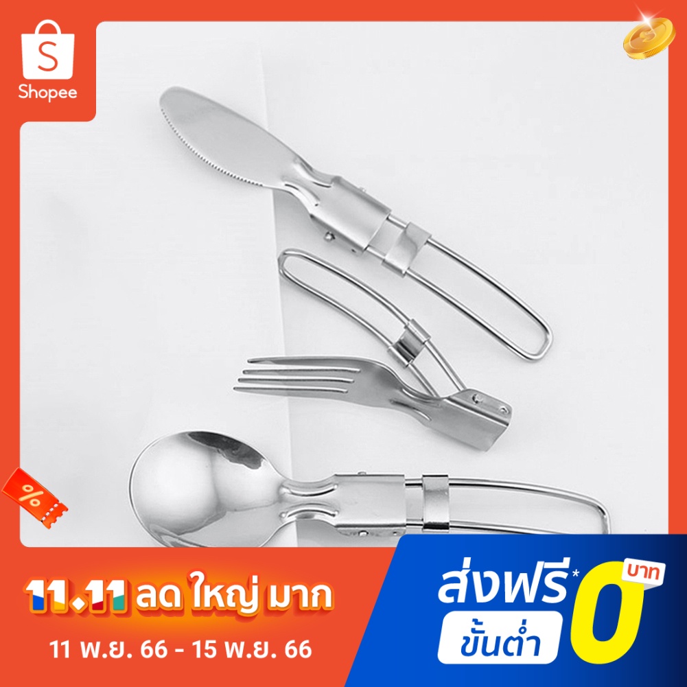 pota-3pcs-set-camping-hiking-picnic-folding-fork-spoon-knife-cutlery-tableware-set