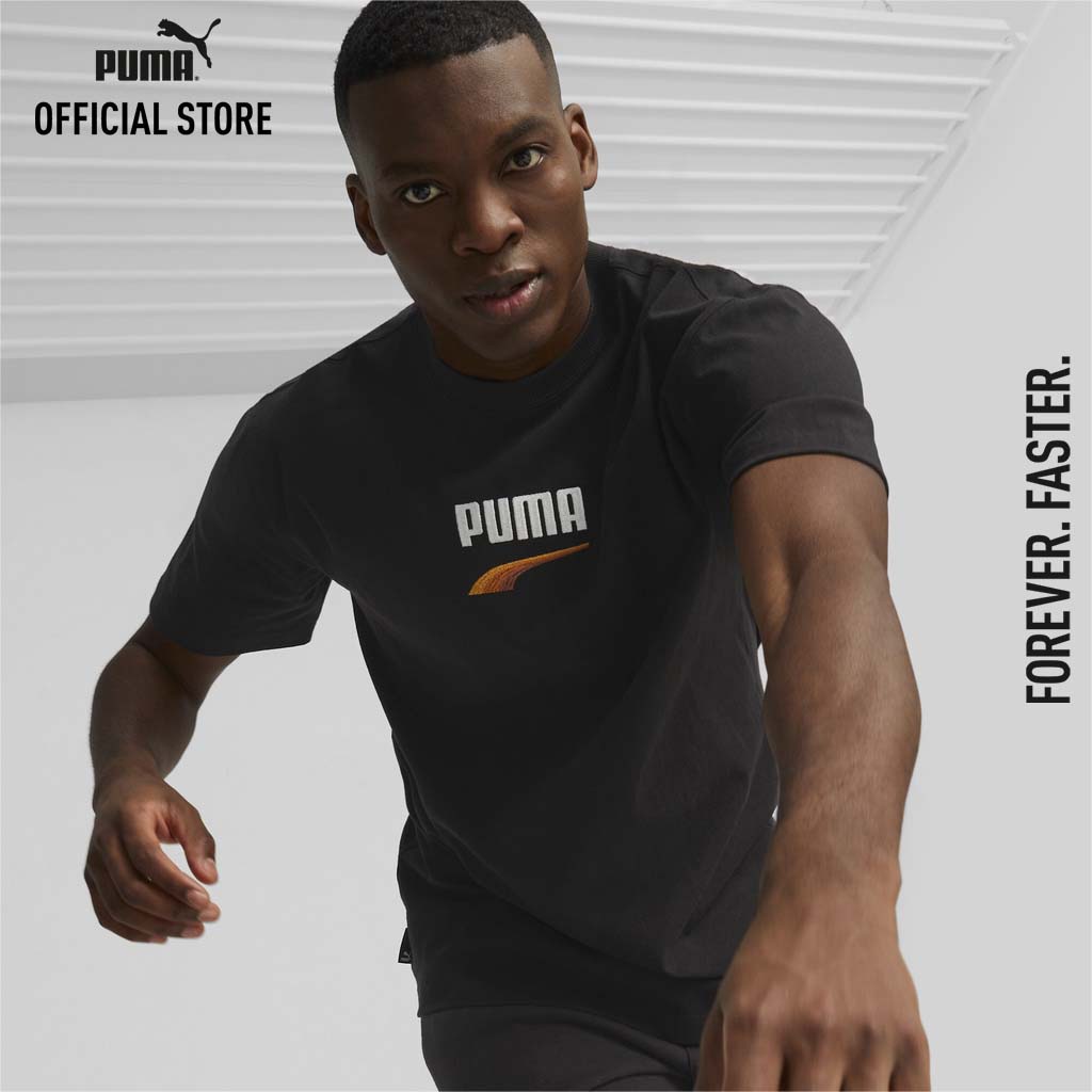 PUMA EVOLUTION - à¹à¸ªà¸·à¹à¸­à¸¢à¸·à¸à¸à¸¹à¹à¸à¸²à¸¢ Downtown Logo à¸ªà¸µà¸à¸³ - APP - 53824801 | Shopee Thailand