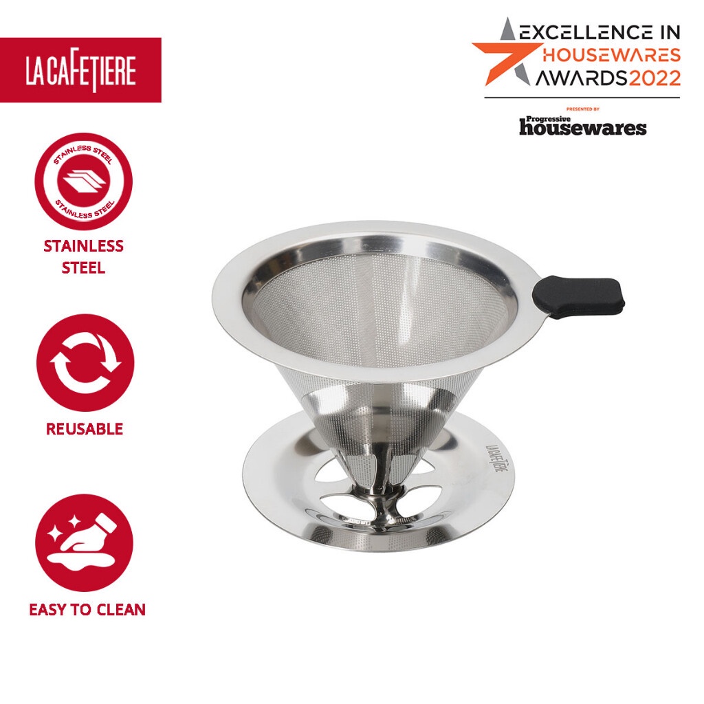 La Cafetiere Filterless Coffee Dripper for PourOver Coffee , Craft