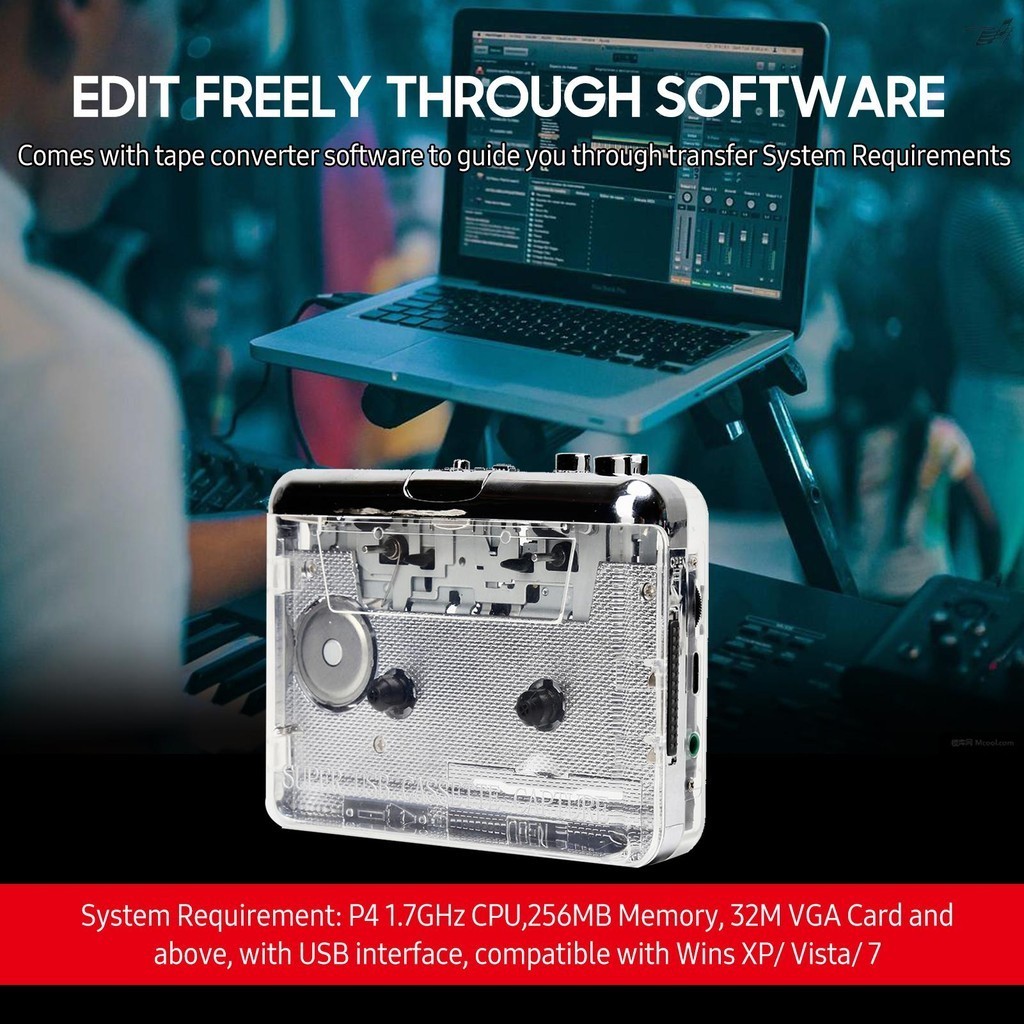Kassetten Zu MP3 Player - Tragbarer Konverter Mit USB Anschluss