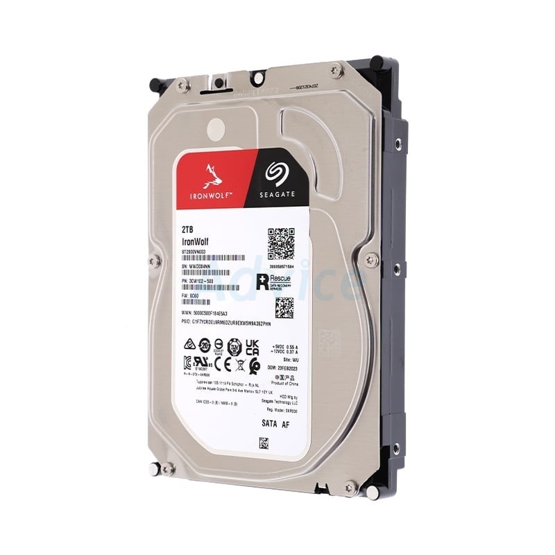 SEAGATE 2 TB HDD IRONWOLF (5400RPM, 256MB, SATA-3, ST2000VN003