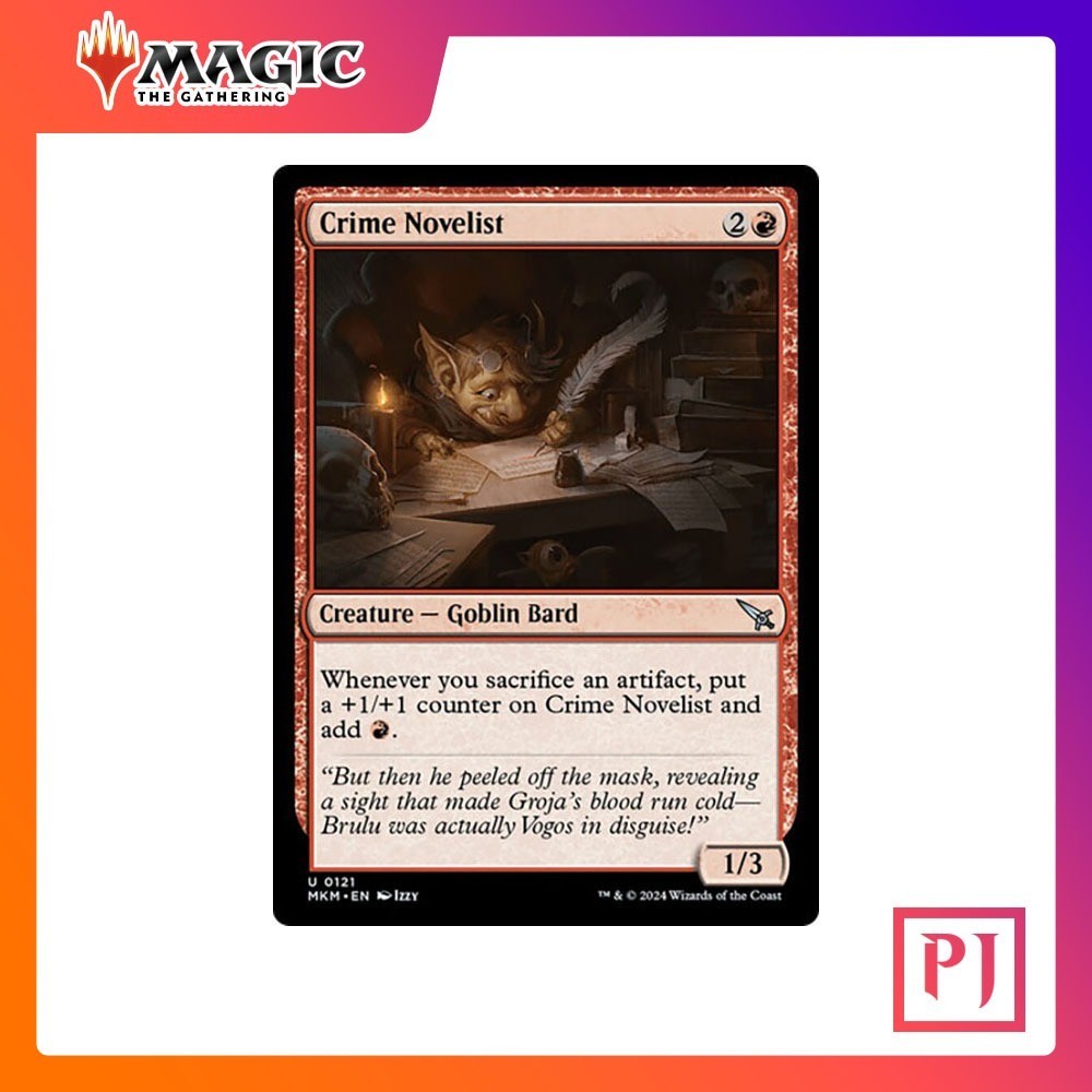 [MTG] Crime Novelist [MKM] [RED] [UNCOM] [NORMAL] [ENG] (การ์ดเมจิค ...