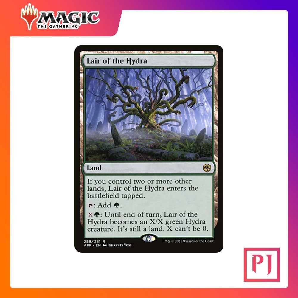 [MTG] Lair of the Hydra [AFR] [LAND] [RARE] [NORMAL] [ENG] (การ์ดเมจิค ...