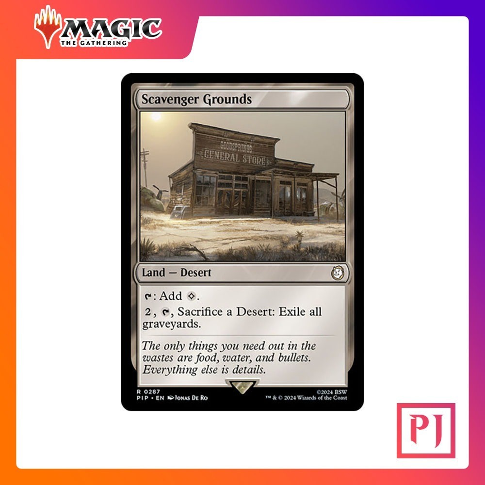 [MTG] Scavenger Grounds - Fallout Commander [PIP] [LAND] [RARE] [NORMAL ...