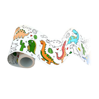[ซื้อครบ 30.- ลดค่าส่ง 80.-] โปสเตอร์ระบายสียักษ์ ภาพระบายสียักษ์ กระดาษระบายสีแผ่นใหญ่ 3 เมตร ลวดลายน่ารัก