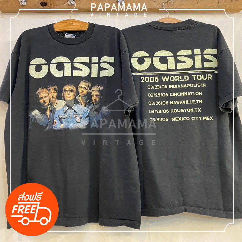 Oasis 2006 WORLD TOUR Tシャツ Oasis 2006 WORLD TOUR Tシャツ X-LARGE - メルカリ