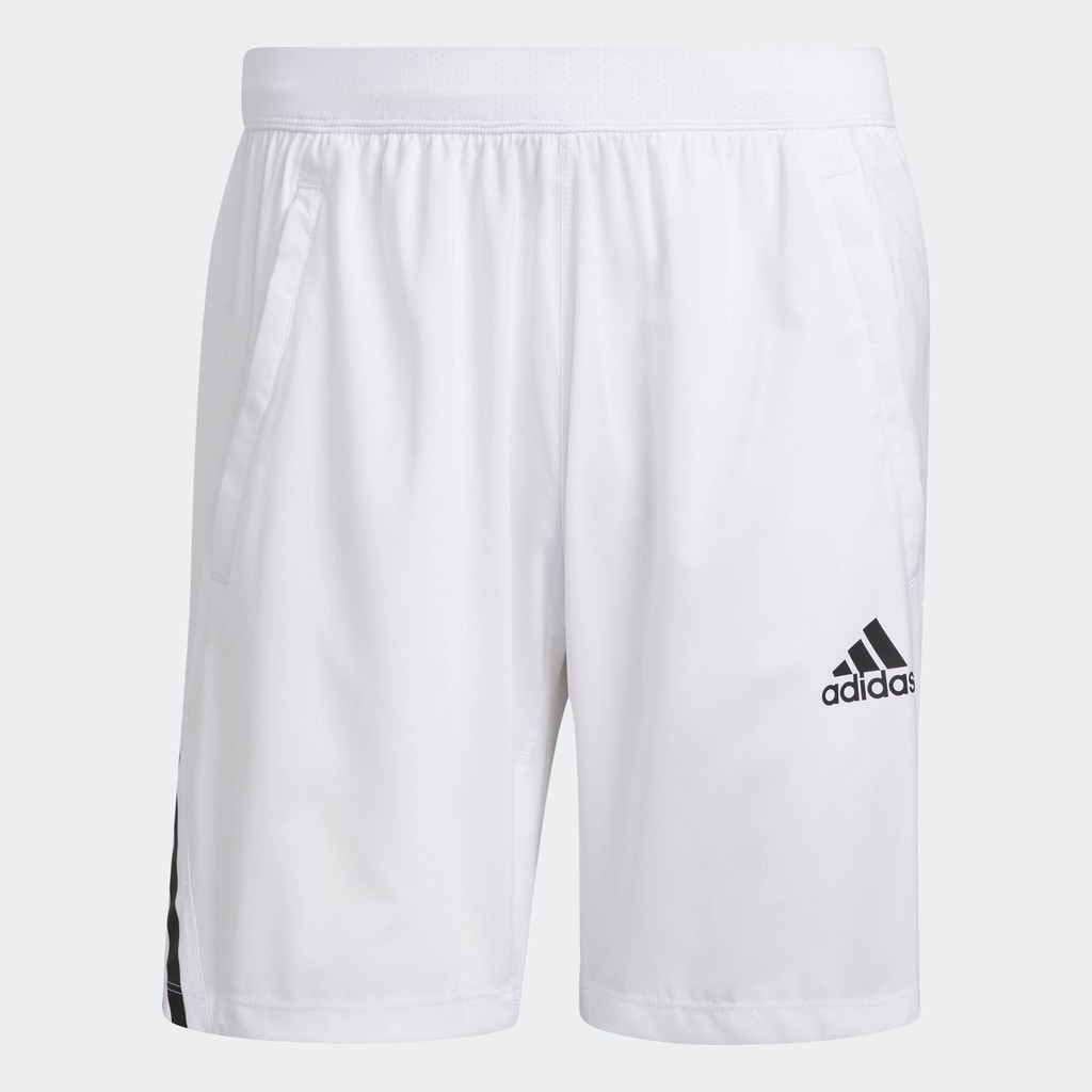 adidas Training AEROREADY 3 Stripes 8 Inch Shorts Men White H20107 Shopee Thailand