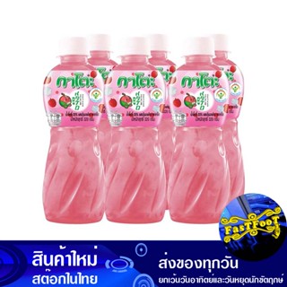 น้ำผลไม้ผสมวุ้นมะพร้าว น้ำลิ้นจี่ 320 มล. (แพ็ค6ขวด) กาโตะ Kato Fruit Juice Mixed With Coconut Jelly, Lychee Juice