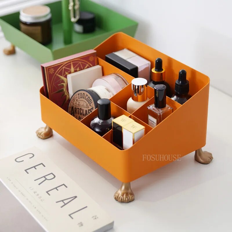 56W Desktop Storage Box Dressing Table Cosmetics Debris Storage Organizer Storage Drawers Makeup