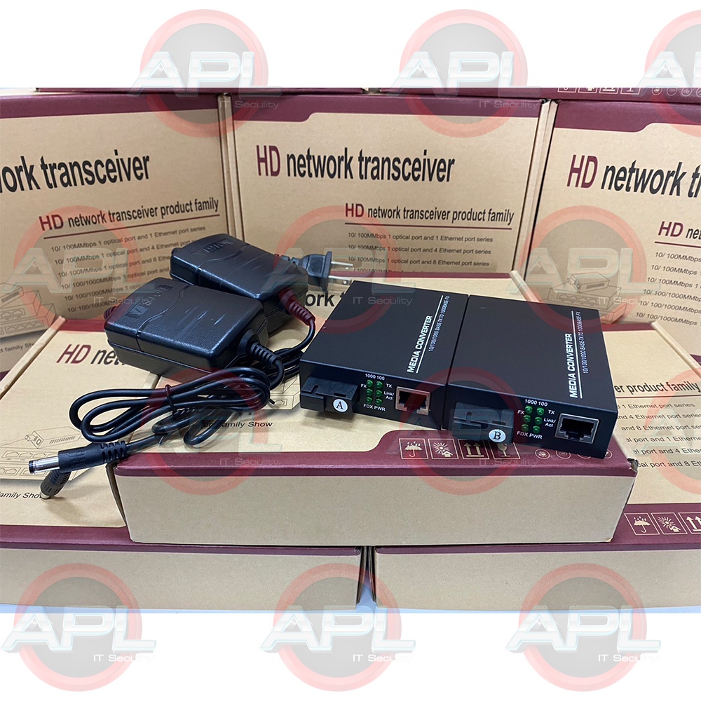 Apollo รุ่น ACVT-03 Media Converter Netlink มีเดีย คอนเวอร์เตอร์ 10/100 ...
