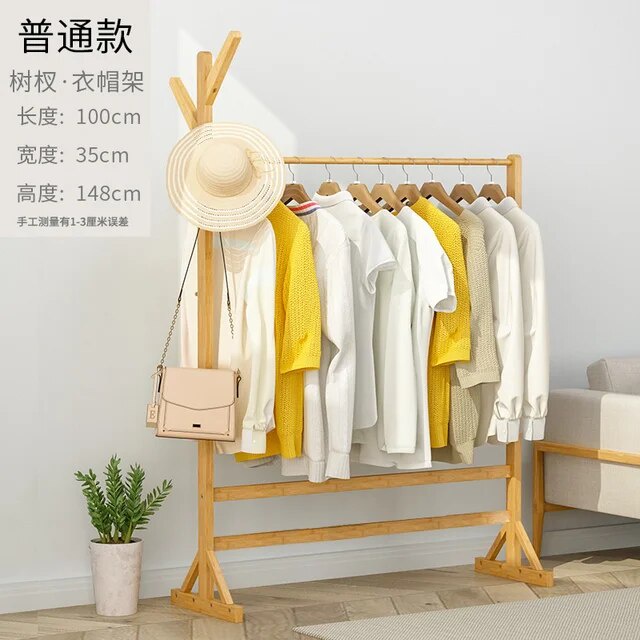 58w Coat Rack Simple Modern Clothes Rack Creative Tree Branch Natural