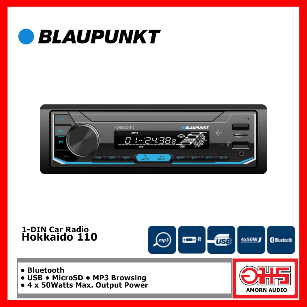 blaupunkt-hokkaido-110-เครื่องเล่นติดรถยนต์-1-din-รองรับ-fm-usb-sd-card-bluetooth-ไม่เล่นแผ่น