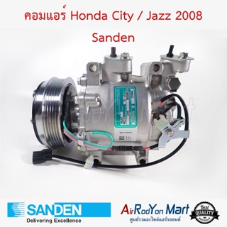 คอมแอร์ Honda City / Jazz 2008 Model No. 3431 Sanden ฮอนด้า ซิตี้ / แจ๊ส