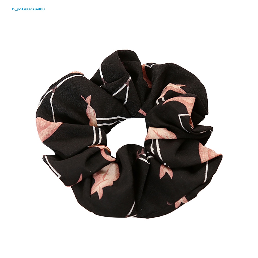 pota-women-fashion-flamingo-elastic-hair-rope-ring-tie-band-ponytail-holder-decor