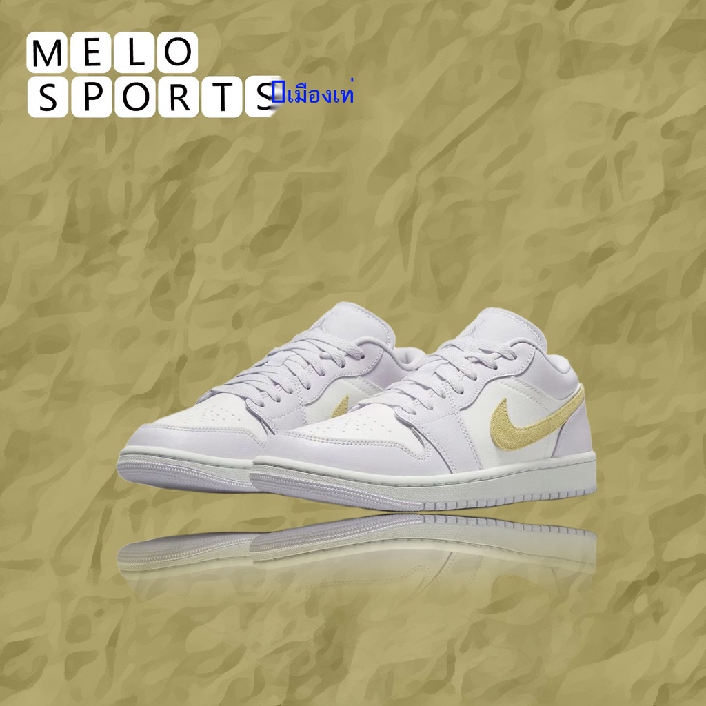 NIKE Air Jordan 1 Lows WMNS white and purple women s retro basketball