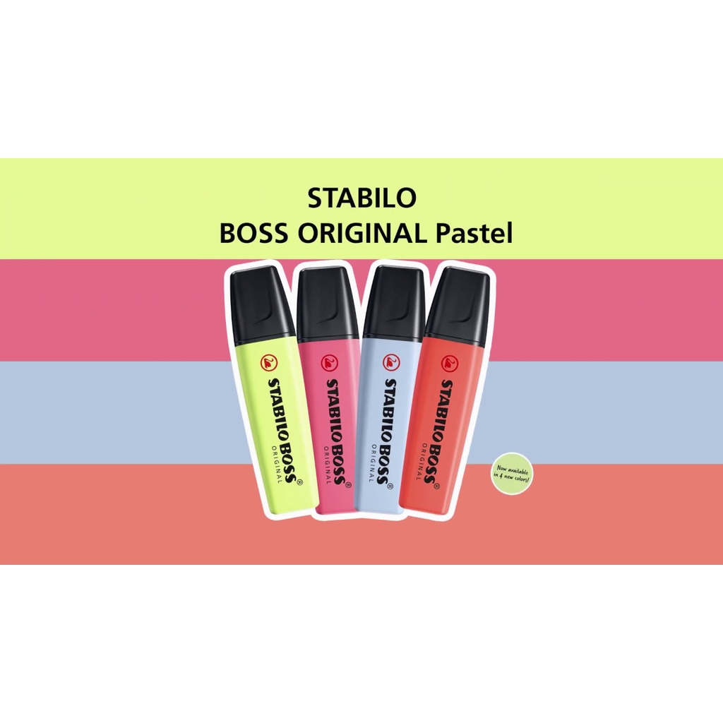 ปากกาเน้นข้อความ-stabilo-boss-pastel-เซ็ต-4-สี-และ-8-สี-รุ่นพาสเทล
