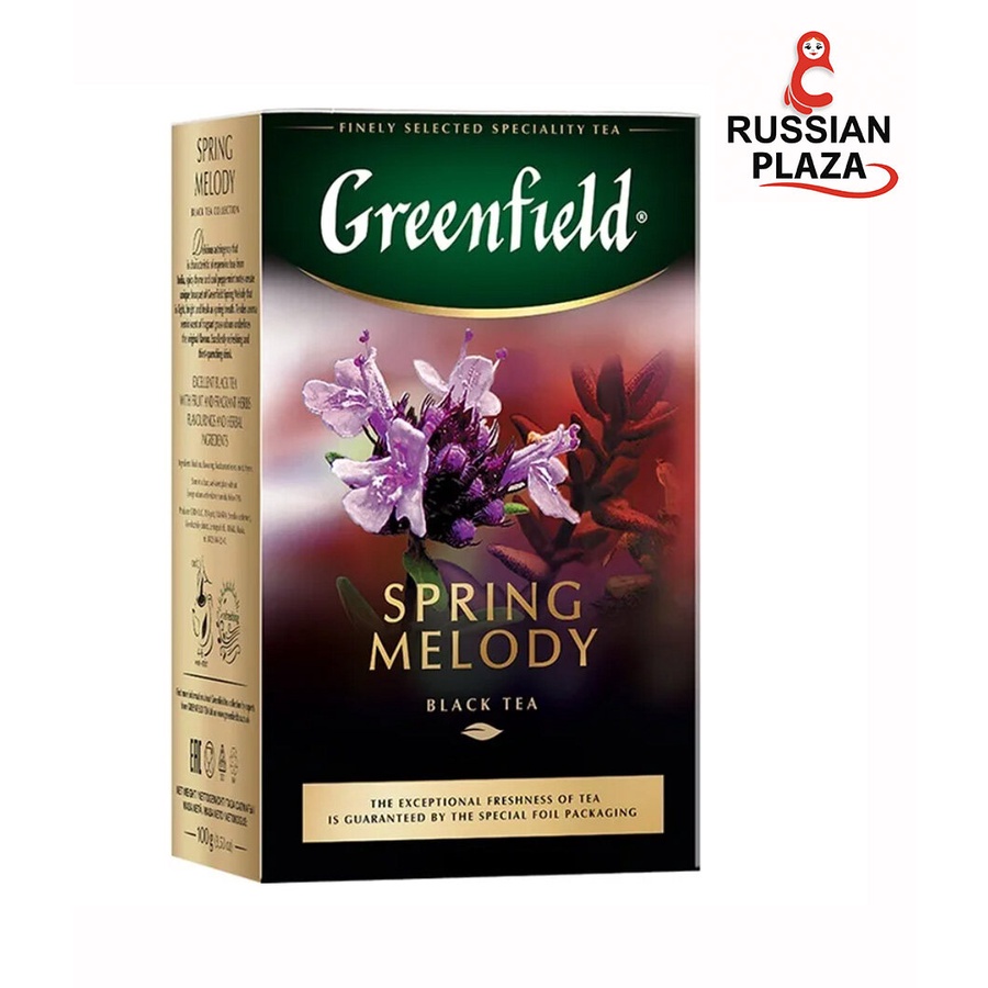 ชาดำชนิดใบ Greenfield Spring Melody ขนาด 100 กรัม สินค้าจากรัสเซีย ชาดำ ...