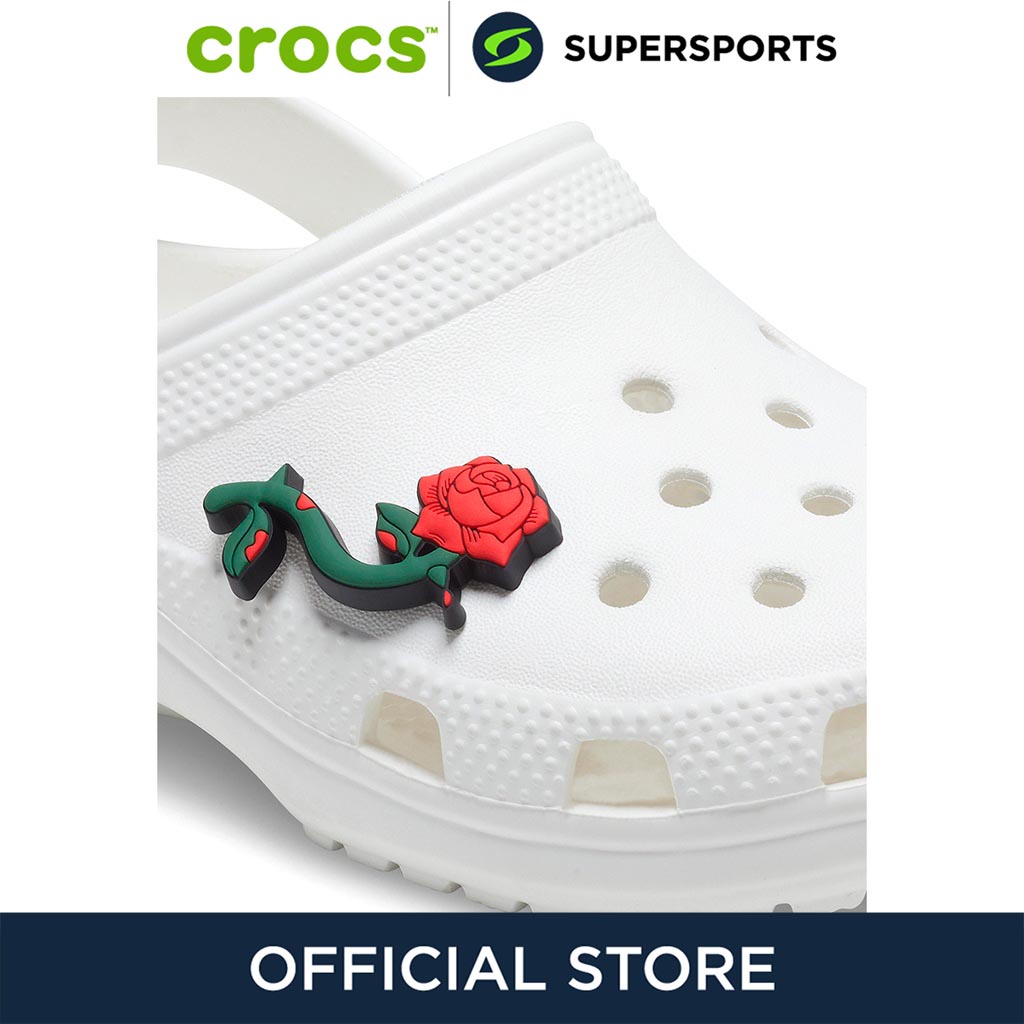 CROCS Jibbitz Single Rose ตัวติดรองเท้า Shopee Thailand