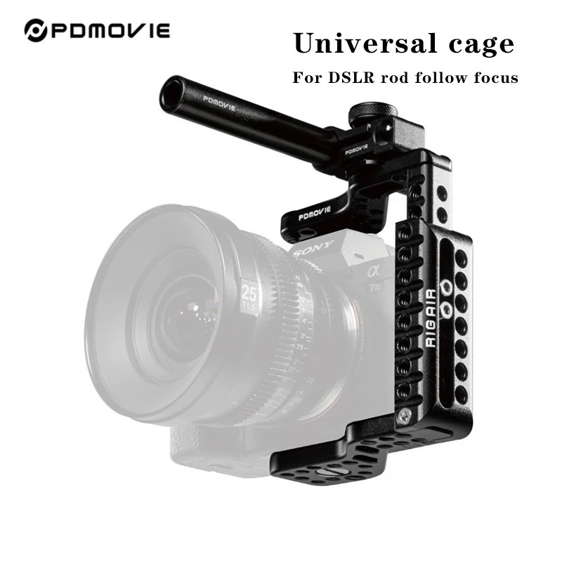 PDMOVIE Follow Focus Universal Cage สำหรับ SONY A6300 A7 Panasonic GH4