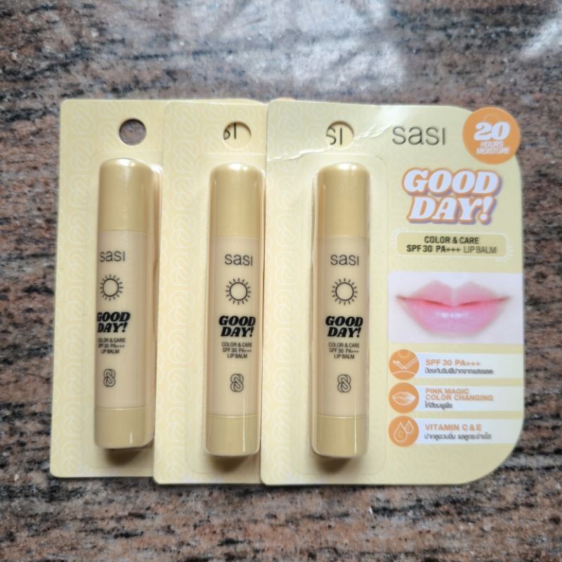 SASI Good Day Color&Care Lip Balm SPF 30 PA+++ (1 แท่ง) | Shopee Thailand