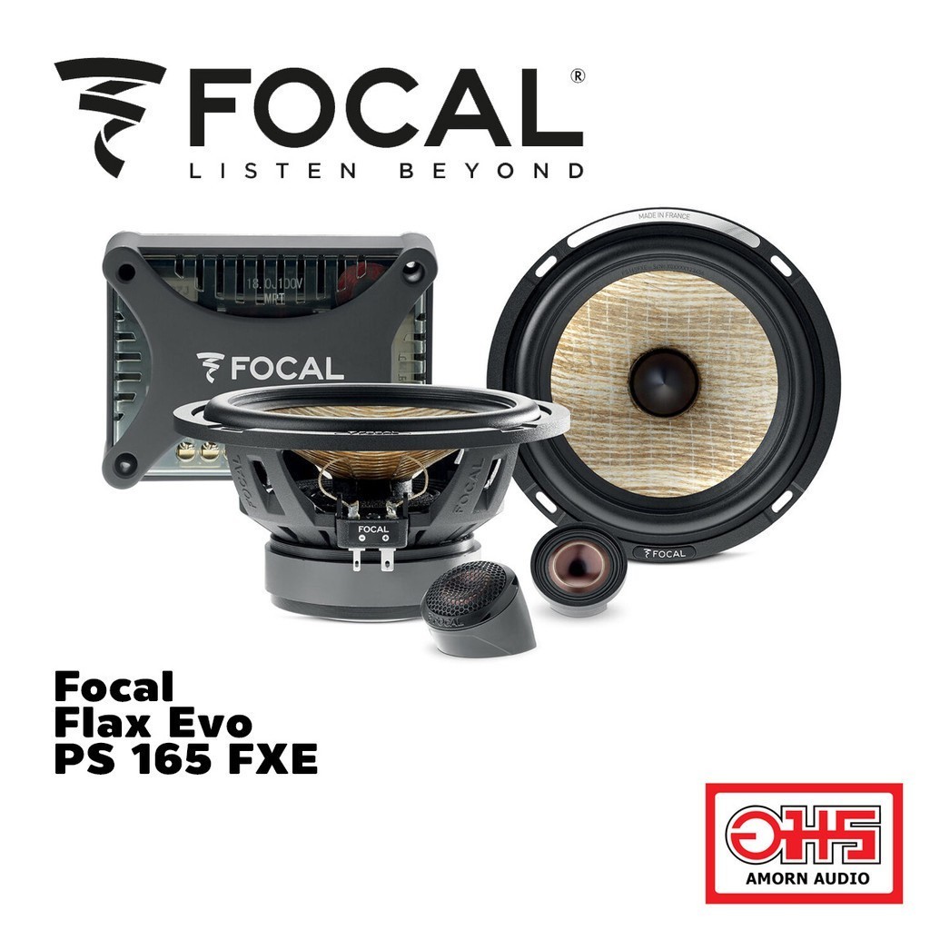Focal Flax Evo PS 165 FXE 6.5" 2Way BiAmplified Component Kit