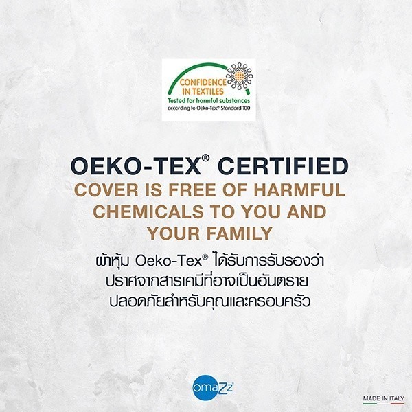 Omazz รุ่น โนเบิล ไวท์ ดาวน์ คอลเล็คชั่น (Solf) หมอนหนุนขนห่าน ไวท์ กูส ดาวน์ 100% น้ำหนัก 800 กรัม มอบสัมผัสแห่งการนอนที่นุ่มสบายและหรูหราเหนือระดับ