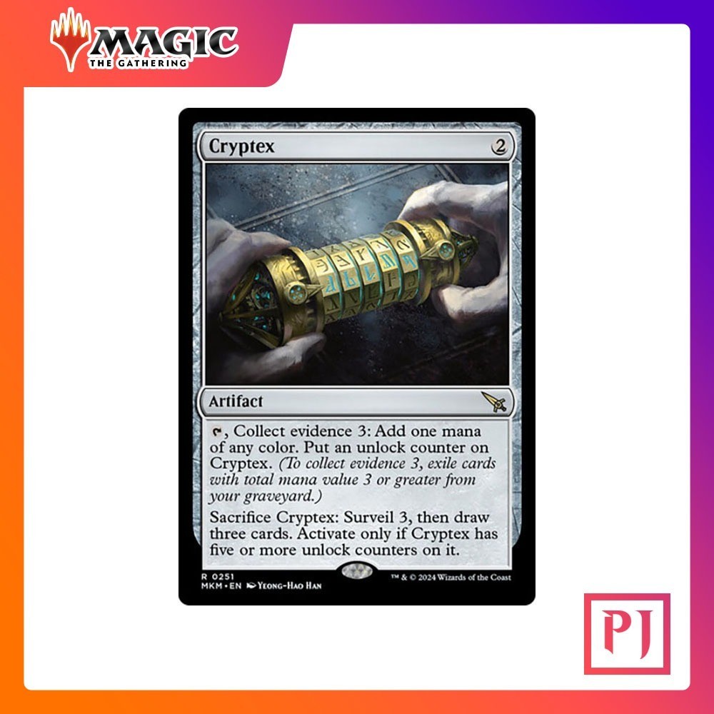 [MTG] Cryptex [MKM] [ARTIFACT] [RARE] [NORMAL] [ENG] (การ์ดเมจิค ...
