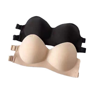 [ซื้อครบ 30.- ลดค่าส่ง 80.-] บราไร้ขอบ ไร้โครง ตะขอด้านข้างปรับได้ ทรงบราสวย เนื้อผ้านิ่ม ใส่สบายมาก