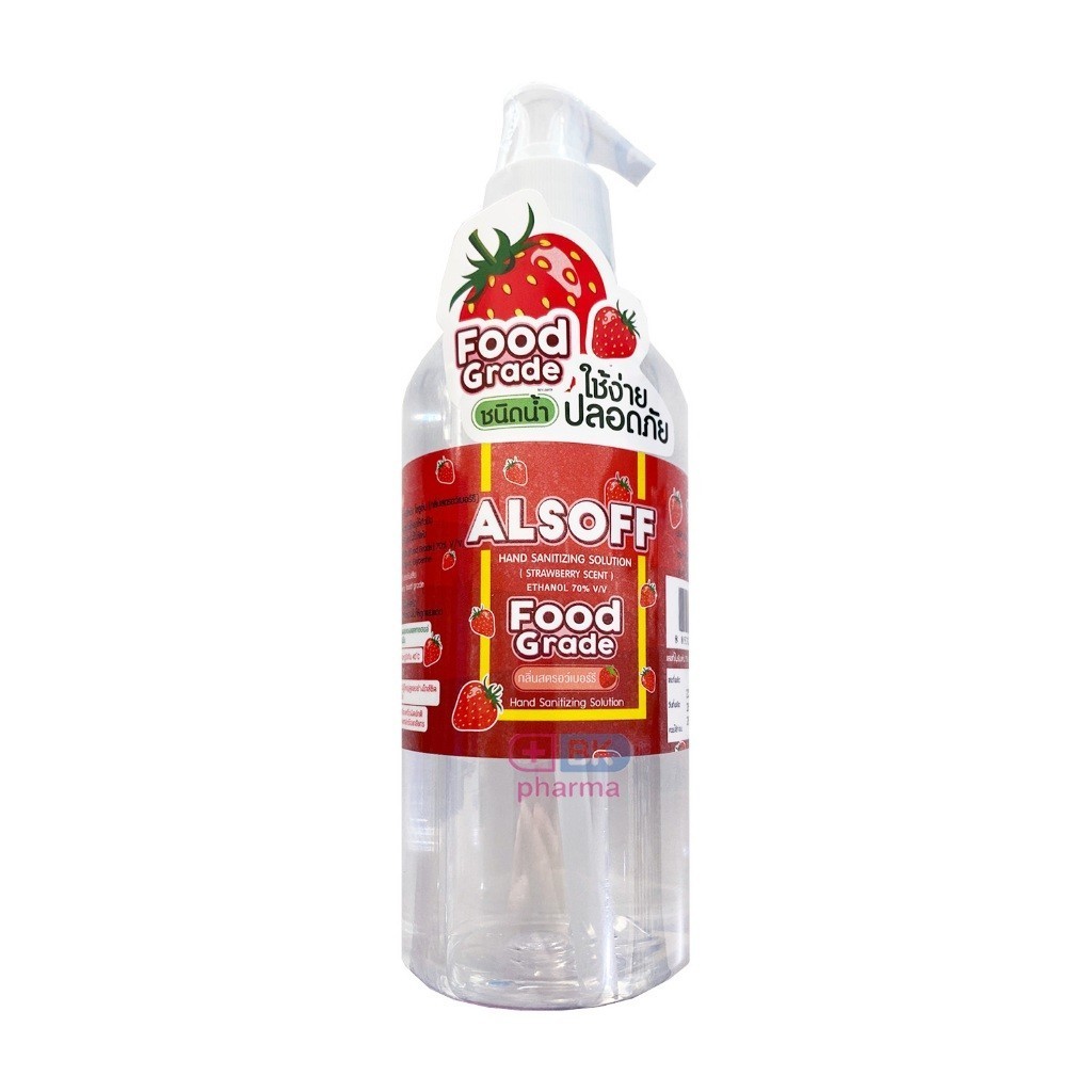ALSOFF Hand Sanitizing Absolute / Strawberry FOOD GRADE 450ml แอลซอฟฟ์ ...