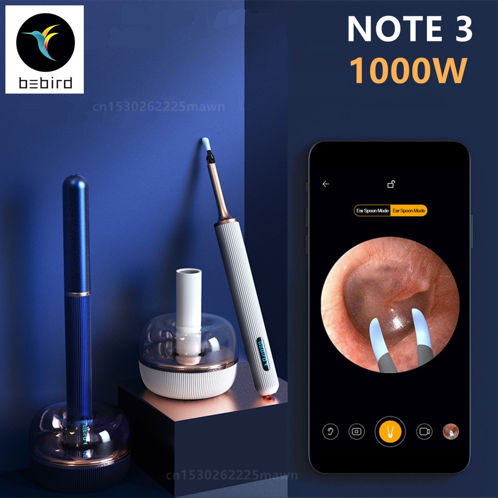 Youpin Bebird หมายเหตุ 3 ภาพอัจฉริยะ Ear Stick 1000W ทำความสะอาดหู ...