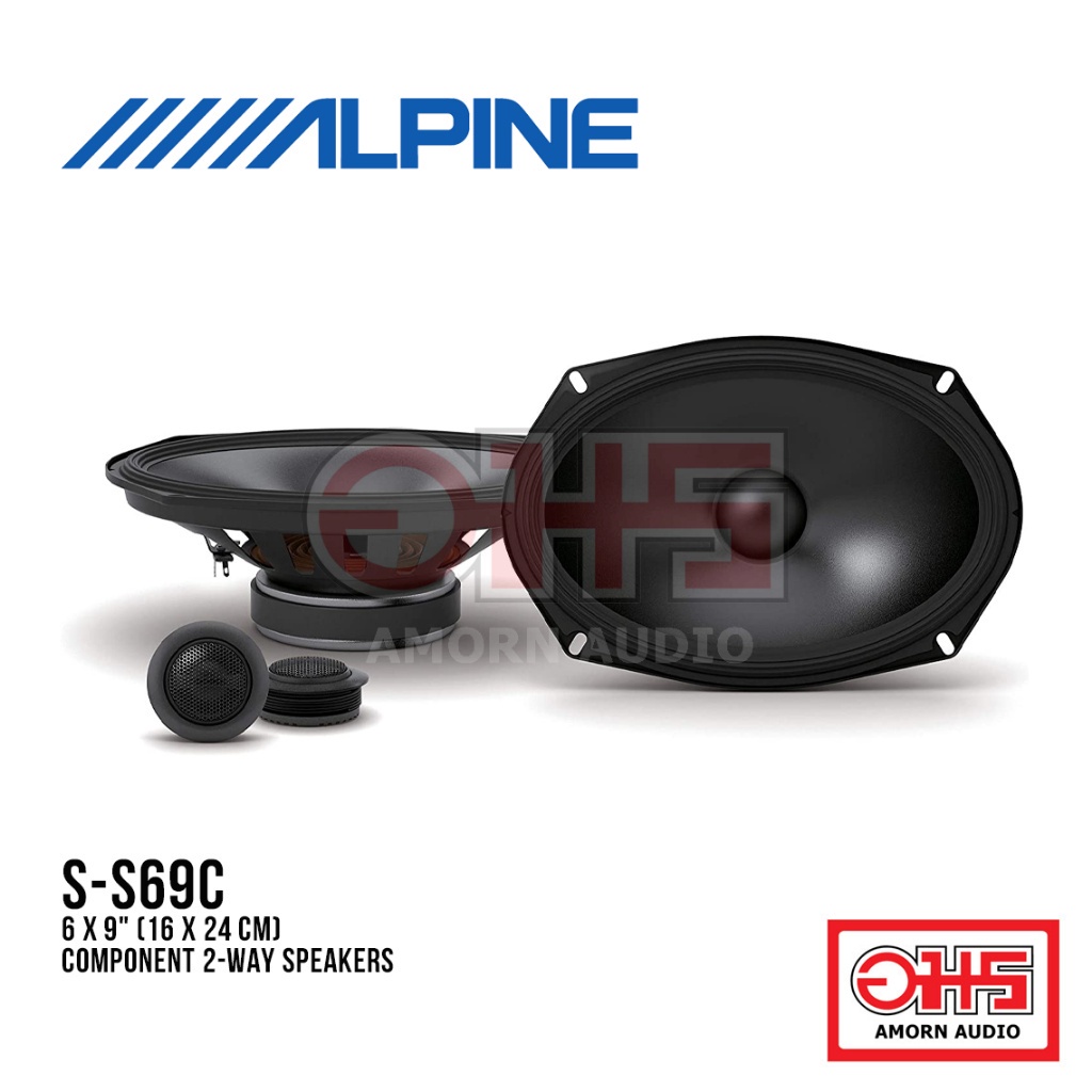 alpine-s-s69c-ลำโพงแยกชิ้น-2-ทาง-ขนาด-6-x-9-16-x-24-cm-component-2-way-speakers-อมรออดิโอ-อมร-ออดิโอ-amorn-audi