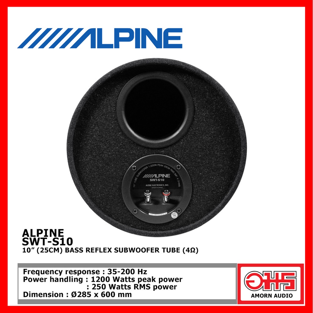 alpine-swt-s10-10-25cm-bass-reflex-subwoofer-tube-4-ทีมีกำลัง-1200-watts