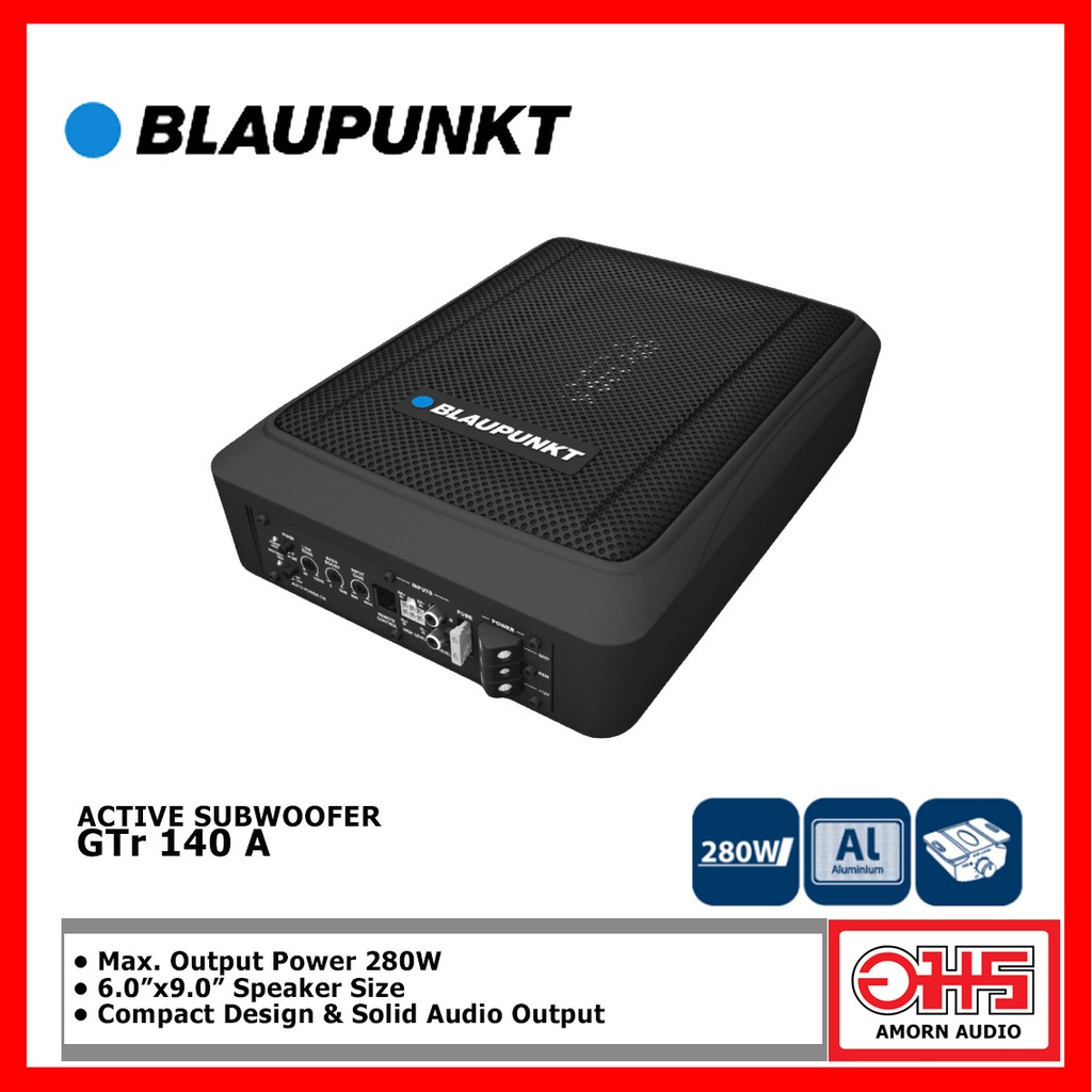 blaupunkt-gtr-140-a-active-subwoofer-ซับบ็อก-6x9-นิ้ว-amornaudio