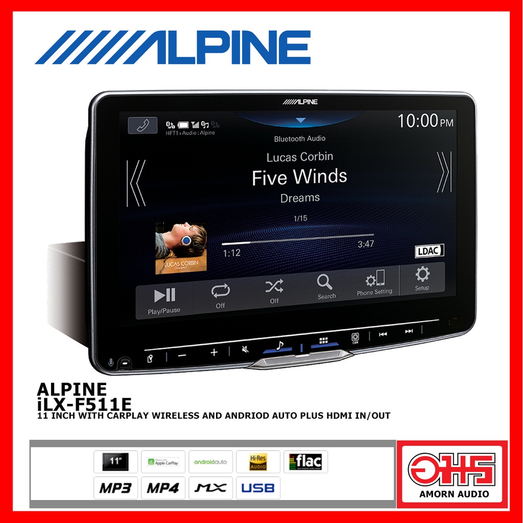 alpine-ilx-f511e-pre-order-วิทยุรถยนต์-11-นิ้ว-11inch-carplay-wireless-and-andriod-auto