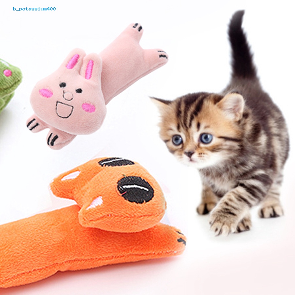 ของเล่นตุ๊กตา-รูปการ์ตูนสัตว์น่ารัก-ทนต่อการกัด-สําหรับสัตว์เลี้ยง-แมว