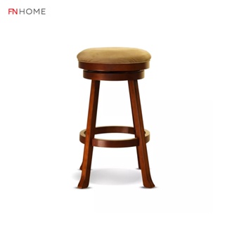 PRIM เก้าอี้สตูล ที่นั่งปรับหมุนได้ ไม้แท้ ขนาด 30 นิ้ว SWIVEL STOOL 30 INC. V.2 สี LIGHT CHERRY