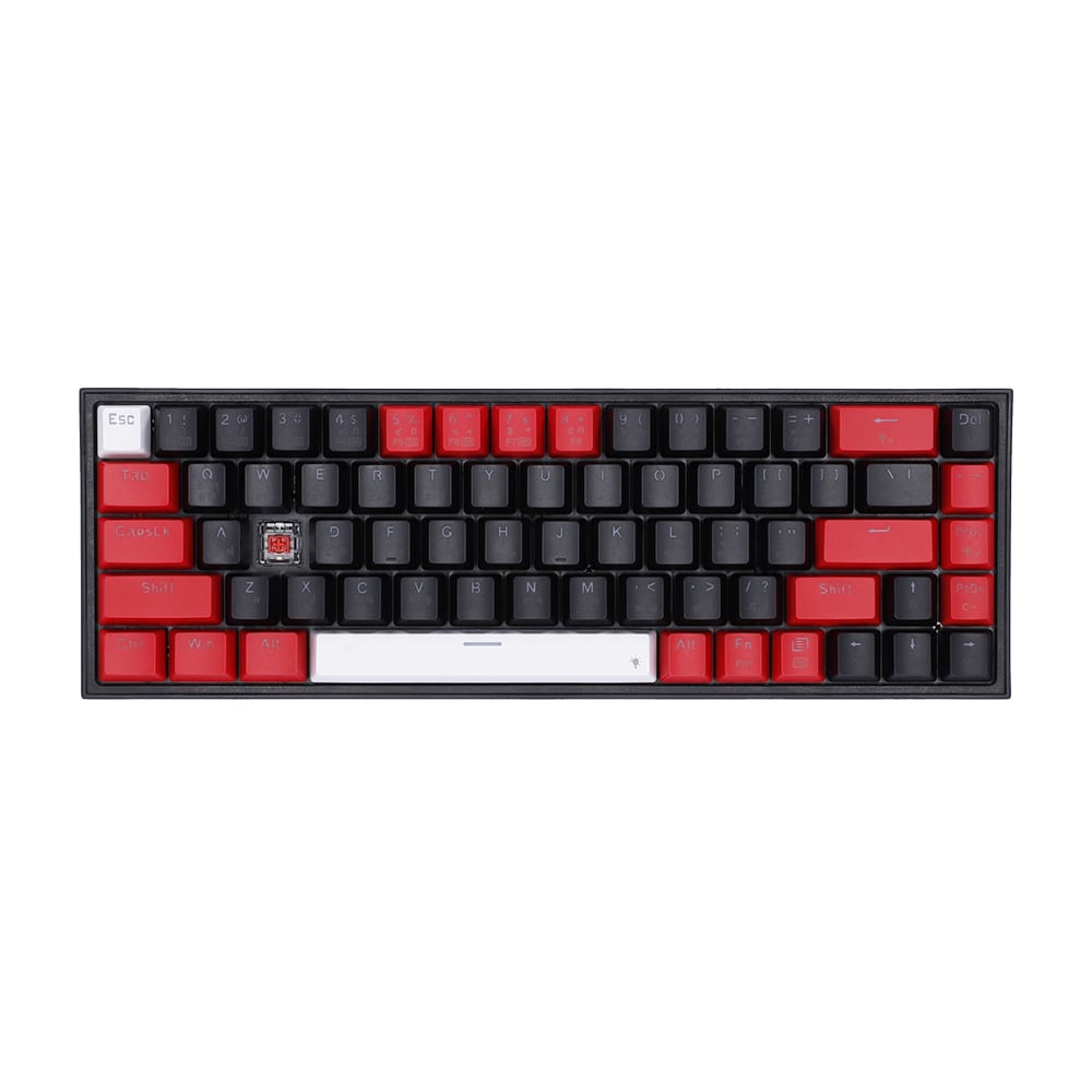 WIRELESS KEYBOARD (คีย์บอร์ดไร้สาย) REDRAGON K631 CASTOR PRO (BLACK ...