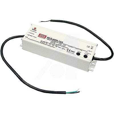 MEAN WELL HLG-80H-48A LED Driver - 80W 48V 1.7A Switching Power Supply