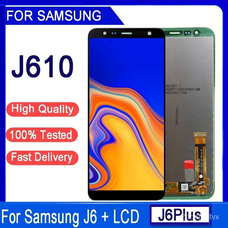 คุณภาพสูง6.0นิ้วสำหรับ Samsung J6 Plus J610 SMJ610F J610FN จอแสดงผล
