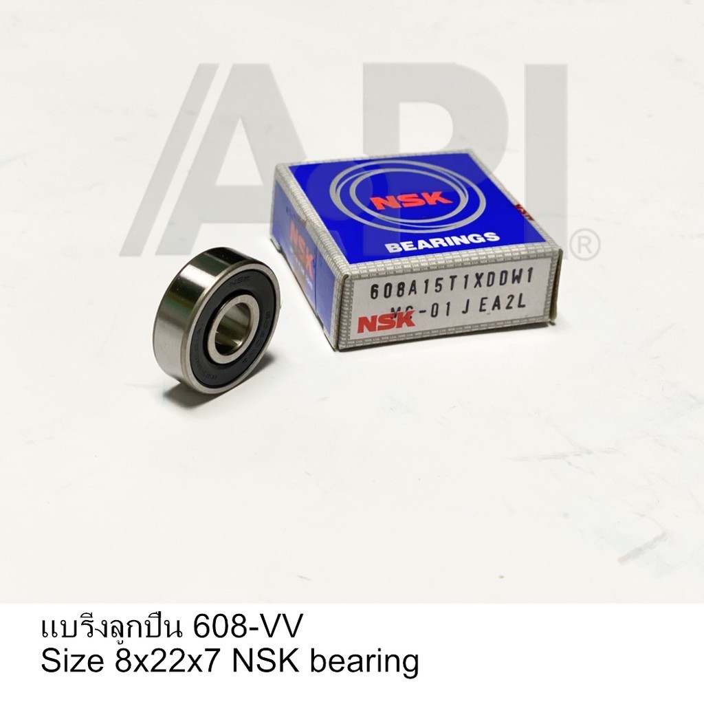 Cuscinetti a sfera 608 ddu c3 nsk 8x22x7 mm