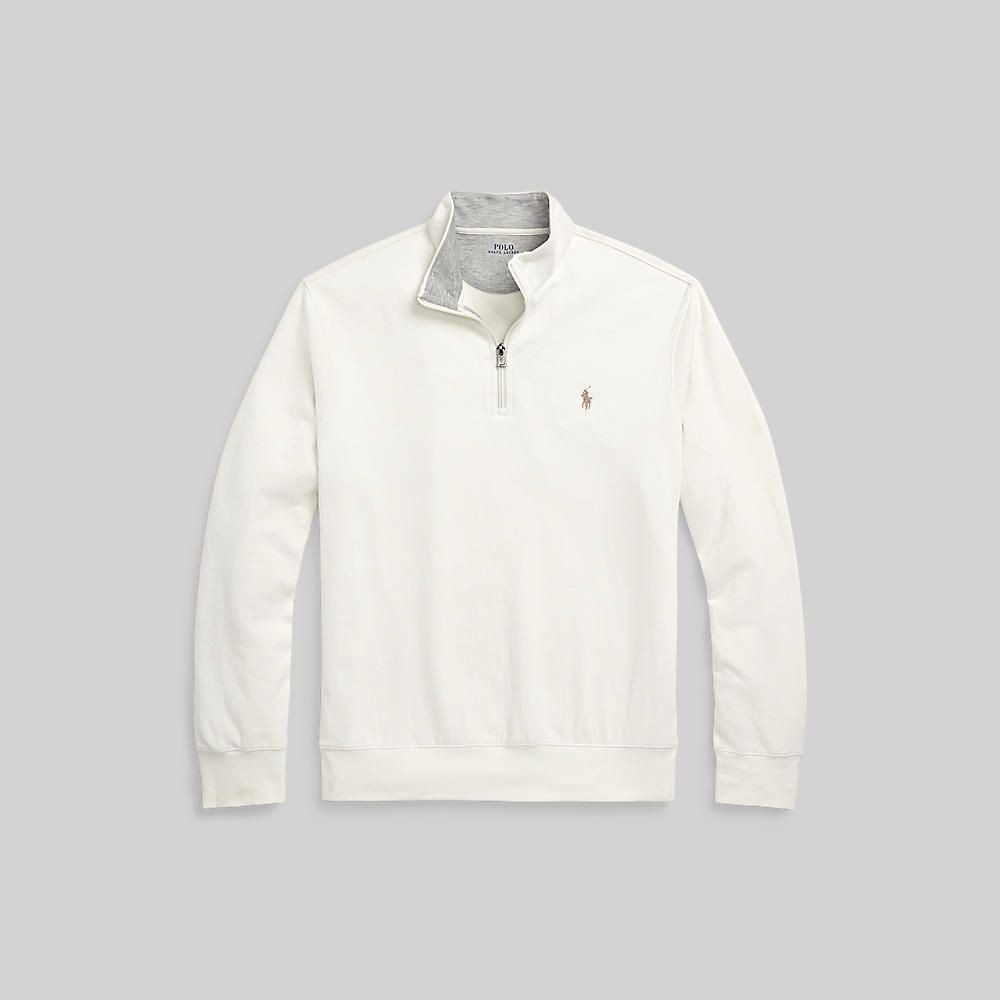 Polo Ralph Lauren Luxury Jersey Quarter Zip Pullover MNPOKNI16823498 Shopee Thailand