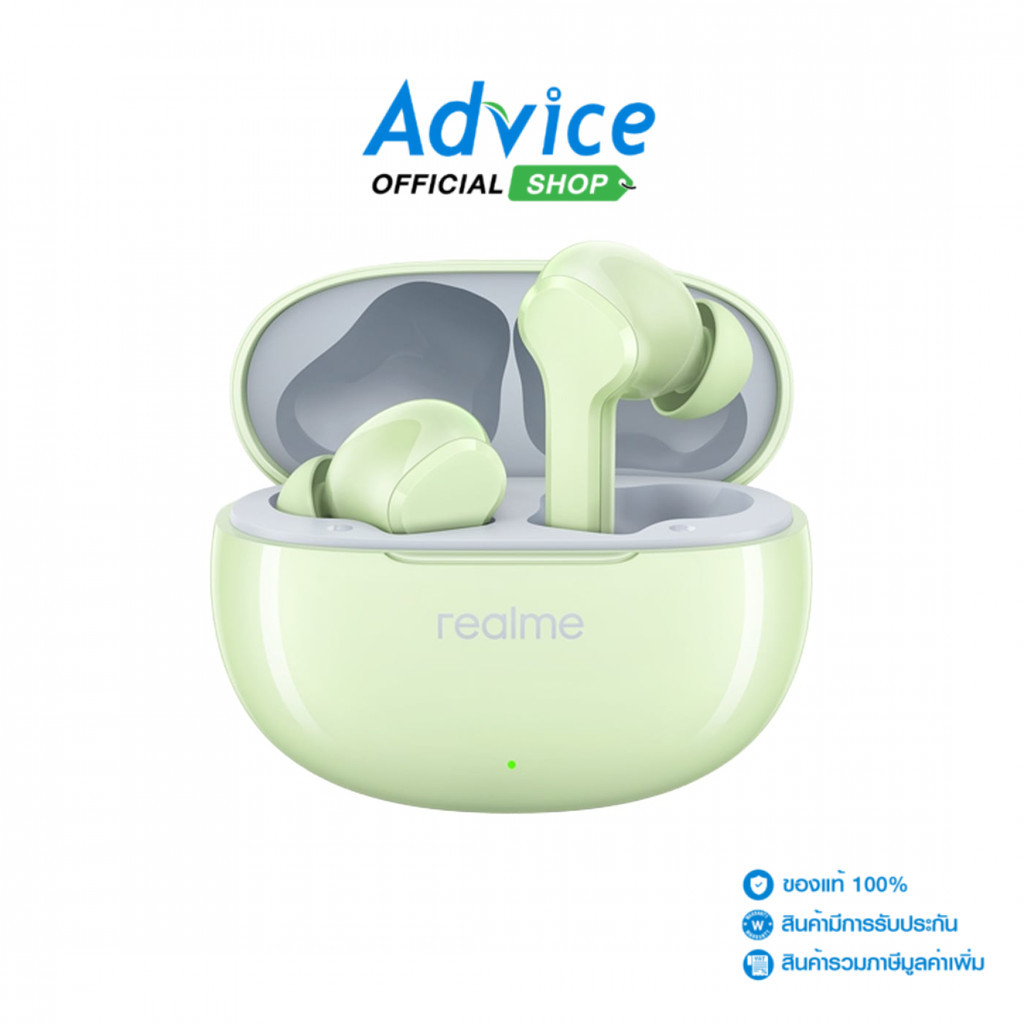 Realme Buds T110 (RMA2306) COUNTRY GREEN - A0159784 | Shopee Thailand