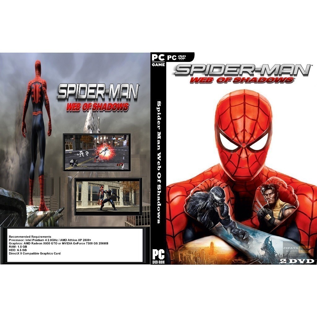 แผ่น Game PC Spider Man Web Of Shadows (2DVD) | Shopee Thailand