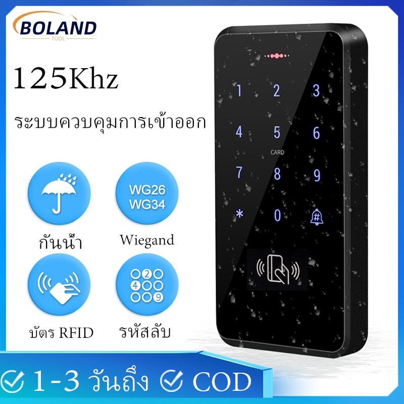 Door Access Control System RFID 125Khz Card Password Unlock Touch ...