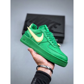 Ambush x Nike Air Force 1 Low Air Force One รองเท้าผ้าใบลําลอง แบบหนัง เหมาะกับการเล่นสเก็ตบอร์ด สําหรับผู้ชาย