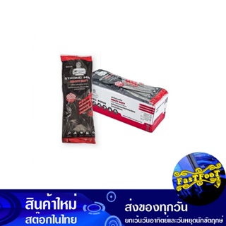 ถุงมือยาง ขนาด 16 นิ้ว ไซส์ L สีดำ (แพ็ค12คู่) สตรองแมน Strongman Rubber Gloves