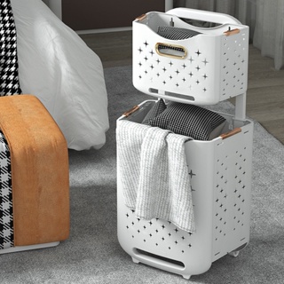 Aquarius316 ตะกร้าซักผ้าพับได้แบบพกพาตะกร้าซักผ้าพับได้ตะกร้าเก็บของสำหรับโรงแรมที่บ้าน