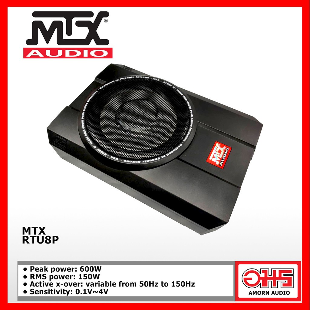 mtx-rtu8p-ซับบ็อก-เบสบ็อก-subbox150w-rms-class-ab-amplifier-พร้อม-ebc-remote-control-amorna