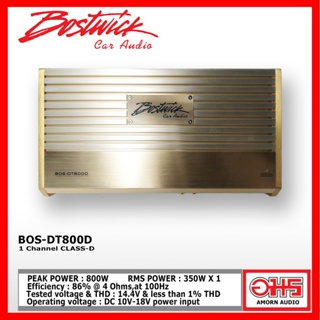  BOSTWICK BOS-DT800D เพาเวอร์แอมป์ Class D HI-END AMPLIFIER AMORNAUDIO อมรออดิโอ