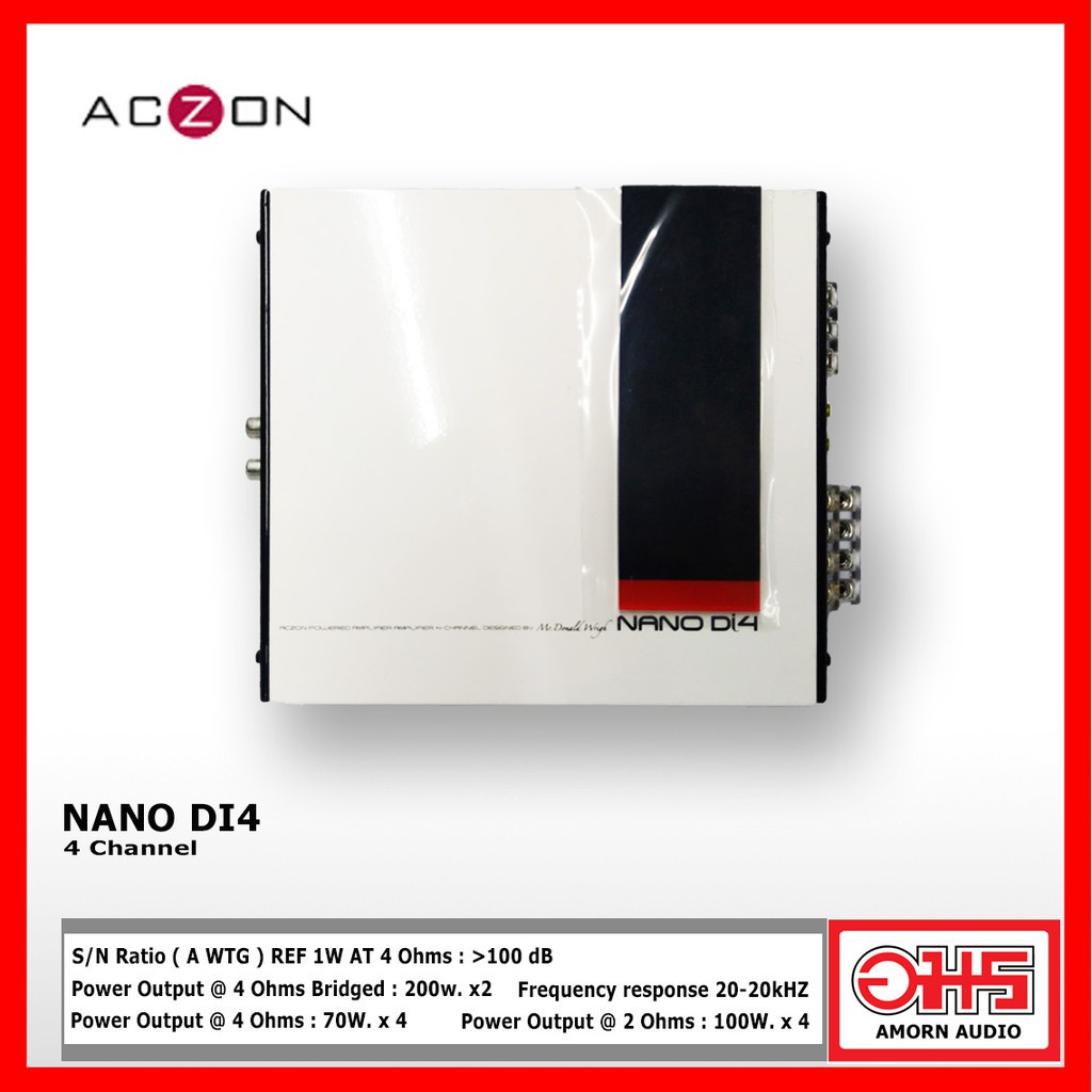 aczon-nano-di4-เพาเวอร์แอมป์-ขนาด-4-แชนแนล-amornaudio-อมรออดิโอ